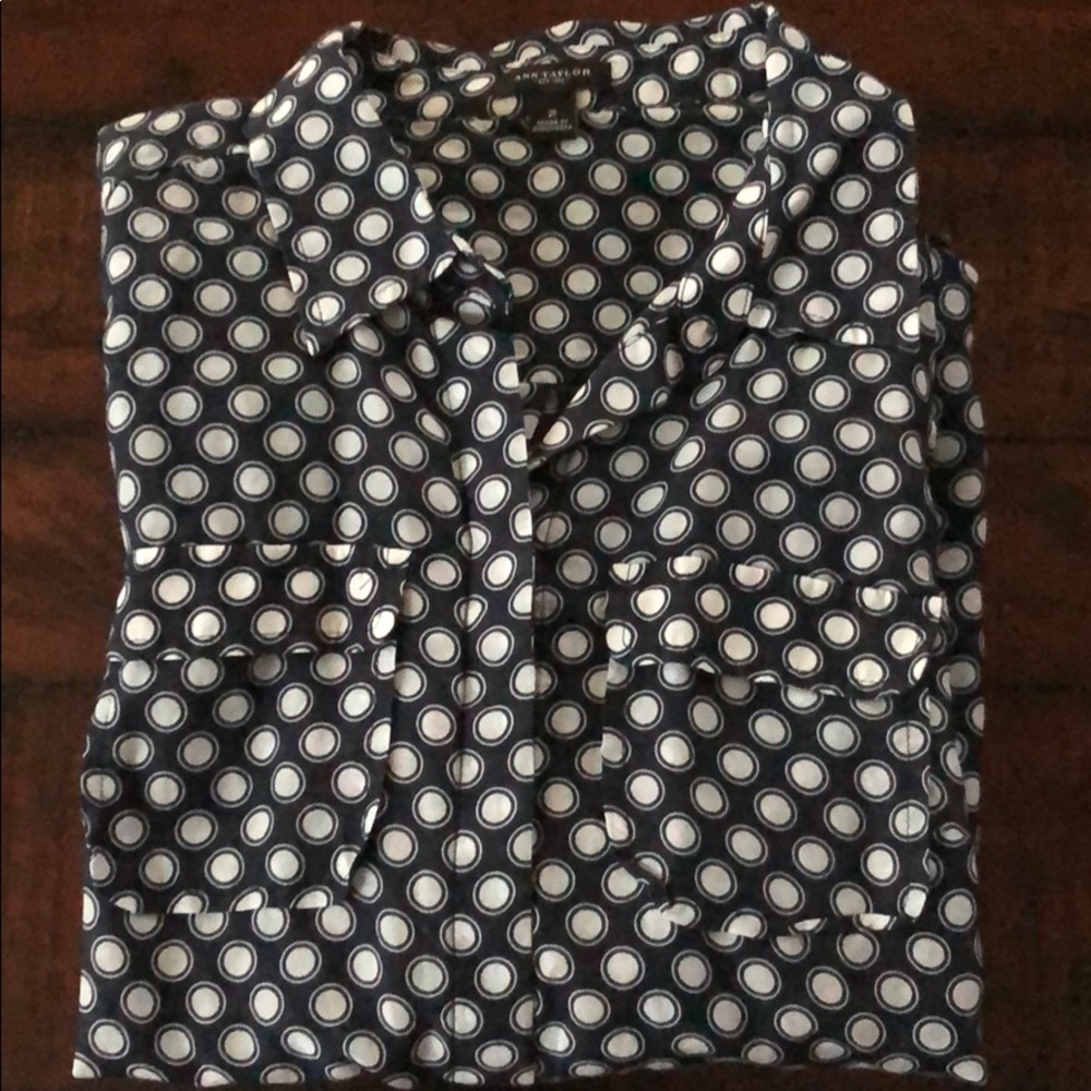 Ann Taylor Button Down Blouse